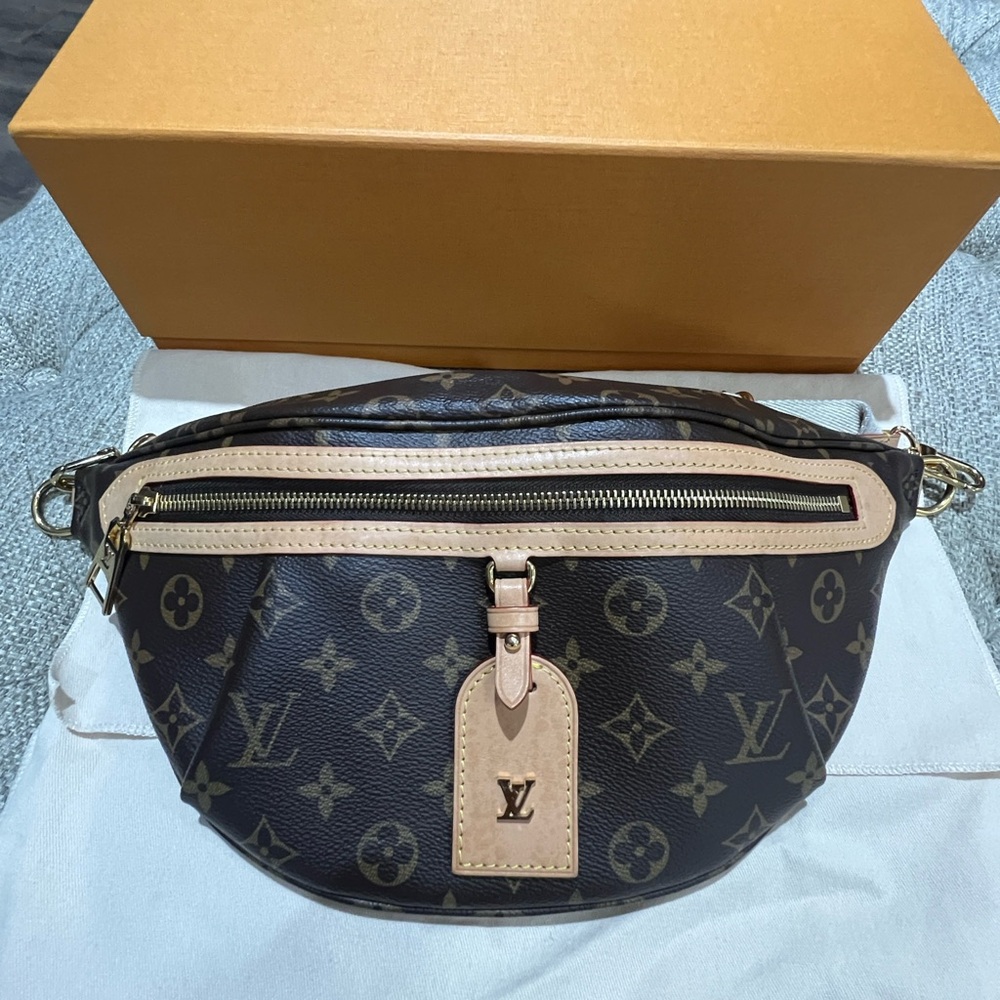 Louis Vuitton Brown Monogram High Rise Bumbag M46784